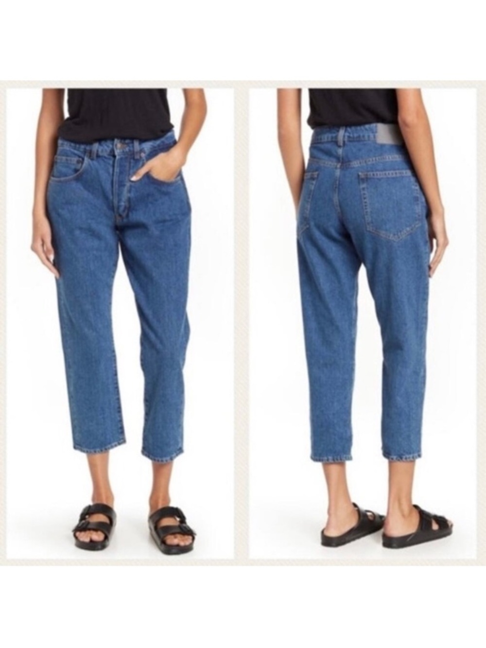 6397 Shorty Jeans in Farmer Blue Size 27 Button Fly